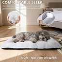 Cat Beds for Indoor Cats Washable Dog Bed Crate pad for Extra Small Dogs Ultra Soft Pet Kennel Pad for Cage Flat Puppy Kitten Cushion Sleeping Mat Anti-Slip Light Grey 22 x 13
