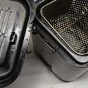 OVENTE 1.5L Electric Deep Fryer with Viewing Lid, Adjustable Temperature, Removable Basket, Cool-Touch Handle, 800W Stainless Steel, Easy to Clean, Silver FDM1501BR