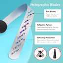Fly Fans for Tables, Fly Fan Outdoor Indoor Keep Flies Away, Table Top Spinner with Holographic Blades, Flies Deterrent for Picnic, Restaurant, Party, Home, BBQ (4 Pack)