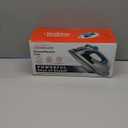 Sunbeam Turbo Steam Iron 1400W Quick Heat Stainless Steel Soleplate Shot of Steam Horizontal and Vertical 3 Way Auto Off 240ml Water Tank White Teal