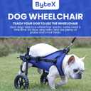 Dog Wheelchair for Back Legs, Dog Wheelchair Cart, Doggy/Cat Wheelchairs with Disabled Hind Legs Walking, Mobility Aids for Small Medium Pet Hind Limbs, Dogs Cart with Wheels, Light Weight,