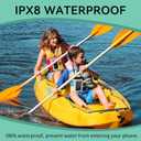 2 x Waterproof Phone Pouch Floating [2 Pack], Floatable IPX8 Waterproof Phone Cases, Cellphone Dry Bag for iPhone 16 15 14 13 12 11 Pro Max Plus XS XR, Galaxy S24 S23, 4-7" (Pink and Black)