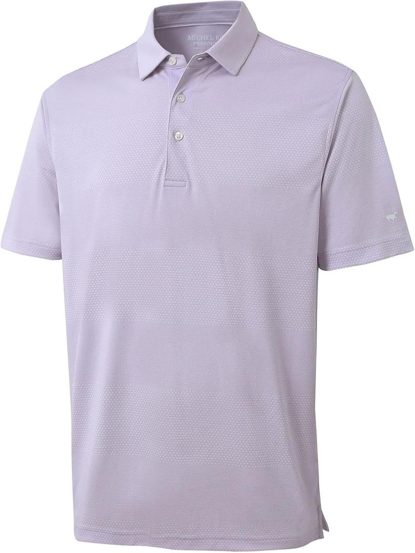 Rouen Golf Shirts for Men Dry Fit Short Sleeve Performance Moisture Wicking Casual Texture Heather Jacquard Mens Polo Shirts (XXL) Rouen Golf Shirts for Men Dry Fit Short Sleeve Performance Moisture Wicking Casual Texture Heather Jacquard Mens Polo Shirts (XXL)