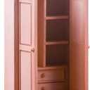 Milisten Miniature Wooden Cabinet 1 12 Scale Dollhouse Furniture Compact Storage Cabinet for Dollhouse Bedroom Living Kitchen Decor