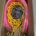 TURFEE 2 Packs Heavy Duty Swing Seat, Swing Set Accessories Replacement with 4 Snap Hooks for Kids Outdoor Play Playground, Trees, Swingsets, Playground(Pink)