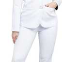 Marycrafts Women's 2 Buttons Business Blazer Pant Suit Set for Work