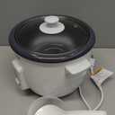 Aroma Housewares Aroma 6-cup (cooked) 1.5 Qt. One Touch Rice Cooker, White (ARC-363NG), 6 cup cooked/ 3 cup uncook/ 1.5 Qt.
