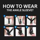 Koprez Plantar Fasciitis Sleeve - Plantar Fasciitis Relief, Plantar Fasciitis Socks, Ankle Compression Sleeve, Ankle Support for Women, Plantar Fasciitis Brace, Ankle Sleeve, Ankle Support Men