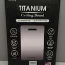 Titanium Cutting Boards for Kitchen, 100% Pure Titanium Cutting Boards, Cutting Board Double Sided Food Grade, Perfect for Sushi, Meat, Vegetables & Meal Prep  Easy To Clean 18"x12"