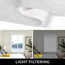 UNISHADES Light Filtering Cordless Roman Shades for Indoor Windows & French Doors, 43 3/4" W 60" H - Light Filtering - Light Grey