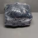 RECYCO Luxury Velvet Quilt Set King Size Bedding Sets, Ultra Soft Velvet Comforter Set, Lightweight Channel Box Stitch Oversized Bedspread Coverlet for All Season, with 2 Shams, Stormy Blue