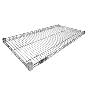 Nexel Additional Wire Shelf for Wire Shelving Units, 600-800 lb Capacity, 14"W x 42"L, Chrome Finish