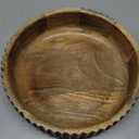 Kimona Fruit Bowls Wooden Fruit Bowl or Candy Bowl, Elevate Your Space With A Unique Bowl Centerpiece (10" X 10" X 2.5")