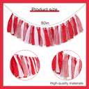 Red And White Gingham Banner/Garland - Red Gingham Banner For Baby Shower,First Birthday High Chair Bunting For Boy,Wall Hanging, Nursery Decor (red)