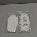 2 x 3 Pairs White Cotton Gloves for Dry Hands Eczema SPA Moisturizing - Work Glove Liners for Serving Costume Inspection