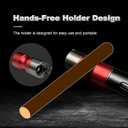 5-in-1 Windproof Torch Lighter,Adjustable Jet Flame with Punch,Holder & Draw Enhancer Tool,Refillable Butane Lighter for Camping, BBQ, Candles & Outdoor (Butane Not Included) Gift Set