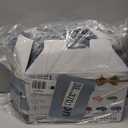 Homemate Heated Blanket Electric Throw - 50"x60" Heating Blanket Throw 1/2/4/6/8 Hours Auto-Off 10 Heat Level Over-Heat Protection Flannel Sherpa ETL Certification (01 - Light Grey)