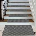 PURE ERA 30x30 Inch Area Rug Carpet Stair Landing Mat Non Slip Carpet Rug | Small Rug Tape Free Self Adhesive Backing, Indoor Doormat Floor Mat for Stairs Kitchen Entryway, Rug Washable and Reusable