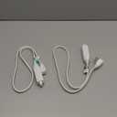 EP 3 Ft 3 Outlet Extension Cord with Flat Plug, 3 Prong Grounded, 16/3 SPT-3 Power Cable for Indoor Use, White, 2 Pack