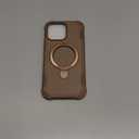 BENTOBEN for iPhone 16 Pro Max Case with Magnetic O-Ring Stand Holder [Military Drop Protection] [Compatible with MagSafe] Non-Slip Grip Protective Phone Case for iPhone 16 Pro Max 6.9'', Brown