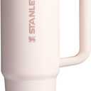 STANLEY Quencher ProTour Flip Straw Tumbler with Leakproof Lid | Built-In Straw & Handle | Cupholder Compatible for Travel | Insulated Stainless Steel Cup | BPA-Free (30 Ounces, Rose Quartz)