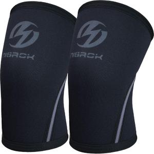 Elbow Sleeves (Pair),Support for Weightlifting,Powerlifting,Squat,Basketball and Tennis,5mm Neoprene Compression Brace for Both Women and Men (Large, Black New)