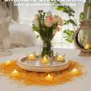 Amagic 150 Pack Flameless LED Tea Lights Candles Battery Operated, Electric Fake Tealight Candles for Votive, Halloween, Christmas, Home Decor, Wedding, Table Decor (150Pack)