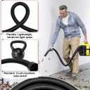 2.25 Inch 10FT Vacuum Hose Fits Shop Vac Craftsman Ridgid Wet Dry Cleaner