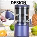 Citrus Juicer Machines Rechargeable - Portable Juicer with USB and Cleaning Brush for Orange, Lemon, Grapefruit