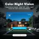 KKB No WiFi Security Camera, 4G LTE Cellular Solar Cameras Outdoor with Built-in SIM, 2K Wireless Battery Powered Camera, No Internet Needed, PIR Motion Sensor, Color Night Vision, 2-Way Audio