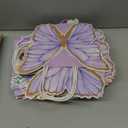MotiMind 24 Pcs Butterfly Party Favor Bags with Handles Pink Purple Butterfly with Flower Goodies Gift Paper Treat Candy Bags for Birthday Party Bridal Showers Supplies