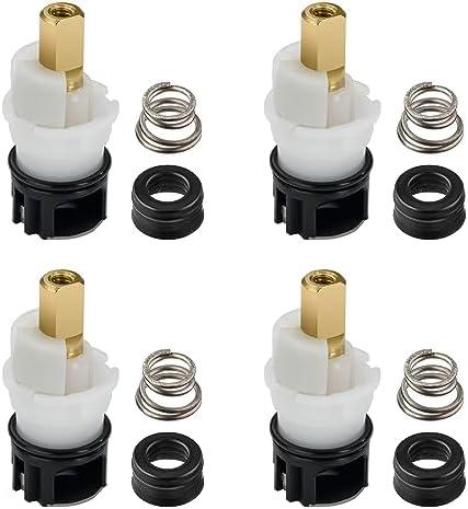 RP25513 Faucet Stem Replacement for Delta two handle Faucet Repair Kit Includes RP24096 Cartridge RP4993 Seat and Spring RP24097 Turn stop1/4, 4 pack