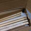 2 Pack Bamboo Under Bed Storage Containers with Wheels, Nature