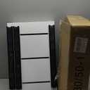 HBL' 1 Pack | 21" Deep Pull Out Cabinet Organizer Adhesive, (13.8" to 22.0") Width Expandable Sturdy Carbon Steel Roll-Out Drawers, Designed for Frameless Cabinets, Slide-Out Shelves for Pantry. (White)