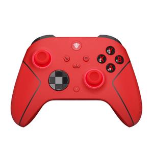 SZDILONG 2.4GHz Wireless Controller for Xbox Controller, Xbox One Series X|S Consoles, PC Windows, Steam, with 7 Colors RGB Light/1000mAh Battery/Programmable/Turbo, Dual Vibration/3.5mm Audio Jack (RED)