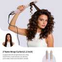 Rotating Hair Dryer Blow Brush, Multi Hot Air Styler Wrap, 105,000 RPM High-Speed Volumizing Spinning Blow Dryer Brush with Auto Curlers, Dry & Smooth & Curl & Volumize All in One