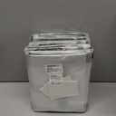 Christmas Gift Wrapping Paper Organizer Storage Bags,Plastic Container for Holiday Supplies & Accessories, Gift Bag Organizer, Under Bed Wrapping Paper Storage (Grey)