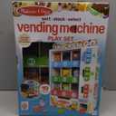 Melissa & Doug Sort-Stock-Select Wooden Vending Machine Toy with Play Food, Mini Vending Machine Toys & Play Money, Preschool Toys for Kids Ages 3+