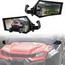 KAITIMOTO Adjustable Side Rearview Mirror for Pioneer 1000 16-25, Foldable Rear View Mirror Shatterproof HD Glass for Honda Pioneer 1000 2016-2025 Accessories, Replace OEM #0SV05-HL4-202