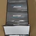 BESTTEN 50 Pack Decorator Receptacle Outlet, 20 Amp Electical Outlet with Wallplate, Non-Tamper-Resistant, Residential & Commercial Use, 20A/125V/2500W, UL Listed, White