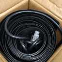 14" x10ft Outdoor Snow Melting Mat,Heavy-Duty PVC Heated Walkway Pad with Anti-Slip Texture,110V 385W for Driveways, Stairs, Roof, Gutter, Patio & Grass  Waterproof (14 Inches x 10 Feet)