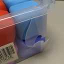 24 Pack Slow Rising Stress Cube, Large Size Dough Stress Balls Fidget Toys for Stress Relief, Pull Stretch Fidgets for Classroom Prize Box Toys, Classroom Reward for Student