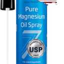 Seven Minerals Pure Magnesium Oil Spray - Big 12oz - Pharmaceutical (USP) Grade, Highest Strength with Instant Relief for Feet, Sleep, Muscle Pain & Cramps - Mined in The USA