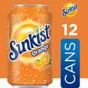 Sunkist Orange Soda, 12 fl oz cans, 12 pack (EXP 05/15/26)