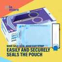 LA MIERE 2000P 3.5" X 6.5" Self Sterilization Pouches for Dental Offices, Autoclave Pouch 2000 Pouches, 10 Boxes (3.5"X6.5")
