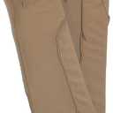 isotoner Women & Men Arthritis Compression Rheumatoid Pain Relief Gloves for joint support with Open/Full finger design (Large, Camel)