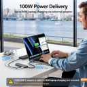 Acer USB C Hub, 5-in-1 USBC to HDMI Adapter with 4K@60Hz, 100W Power Delivery, USB-C 5Gbps & USB-A 3.0 Data Ports, USBC Splitter Docking Station for MacBook Neo/Pro/Air, iPad Pro, iPhone 17 Pro Max