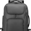 Backpack for Men, Anti Theft Convertible Laptop Backpack with Wheels,50L Rfid Personal Item Wheeled Backpack for Travel Business Work, Black