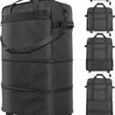 Suitcases with Wheels, Expandable Foldable Luggage Bag, Collapsible Rolling Travel Bag for Men Women, Lightweight Duffel Bag with Spinner Wheel (X Large)