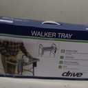 Drive Medical 10125 Walker Tray with Cup Holders, Gray